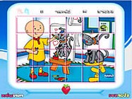 Caillou rotate puzzle ingyen játék
